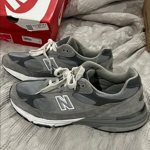 New Balance Men's Grey Sneakers Made in USA 993